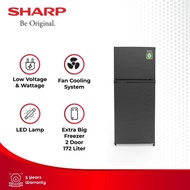 KULKAS SHARP 2 PINTU SJ-195MN-HS KIREI SERIES