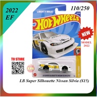 Hot Wheels JDM Diecast Cars LB Super Silhouette Nissan Silvia (S15) New Casting for YA2022 LBWK 2022