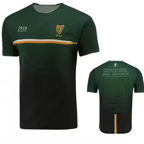 1916 Commemoration Jersey 3D Printed Sports Football T-Shirt Collins Commemoration Jersey Ireland Me