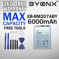 BYONX Battery Bateri EB-BM207ABY for Samsung M30s (6000mAh)