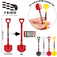 105mm Mini Shovel RC  Decoration for 1/8 1/10 RC Crawler Car Axial SCX10 TRX4 90046 D90 D110 Redcat 