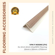 2700mm Long VPN F-Nosing Flooring Accessories for Vinyl Flooring &amp; SPC Flooring (2mm to 5mm Panel)