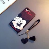 手机壳米奇硅胶苹果iPhone 8Plus日韩挂绳新款潮女全包软壳