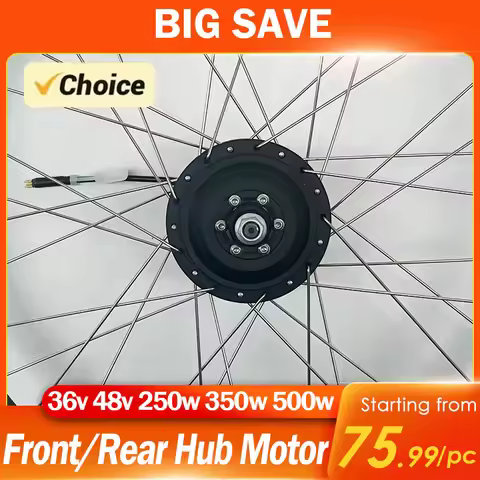 Bicycle Motor 250W 350W 500W Ebike Motor Brushless Gear Hub Motor for Ebike Conversion Kit 16"-29" B