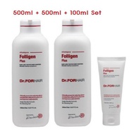 [ Dr.FORHAIR ]⚡1+1⚡Folligen Plus Shampoo 500ml+500ml+100ml Set Anti-Hair Loss Shampoo / Dr.For Hair Folligen Shampoo 500ml / Dr.For Hair Shampoo Set / Hair Loss Shampoo / Anti Hair Loss Shampoo / Dr.For Hair Shampoo Set / Korea Shampoo /Sebum Care Shampoo
