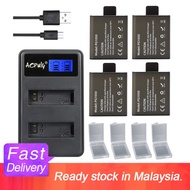 4Pcs 1050mAh Rechargable Camera Battery PG1050 + Dual Charger For Sports Action Camera SJCAM EKEN H9