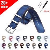 For Seiko 5 Diver Diving Skx007 NATO Nylon Watch Strap 18mm 20mm 22mm Watch Band Canvas Weave Outdoo