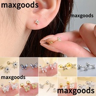 MAXGOODS1 Stud Earrings, Sweet Shiny Cartilage Stud, Body Jewelry Cartilage Helix Ear Piercing