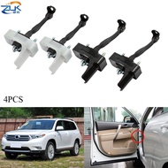ZUK 4PCS Front Rear Door Check Strap Stopper Jam Hinge Arm For Toyota Highlander GSU4 ASU4 2009-2014