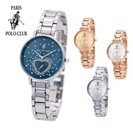 นาฬิกา Paris Polo Club ผู้หญิง ของแท้ สินค้าใหม่ รับประกันศูนย์ไทย 1 ปี