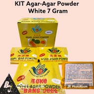 KIT Agar Agar Powder 7 Gram / Ager Ager Warna / Agar Warna Brown Coklat / Red Merah / Green Hijau / 