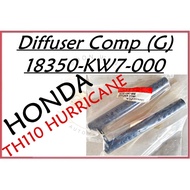 HONDA TH110 HURRICANE ORIGINAL Diffuser Comp (G) 18350-KW7-000 / 18350-KW7-900