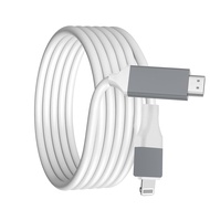 [Apple MFi Certified] HDMI Cable for iPhone to TV, Lighting to HDMI Adapter Connector Compatible wit