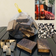 Oak Wood Crumbs Soaked in Wine, Imported Russian Oak Chips, Smoked Wood Chips Bag