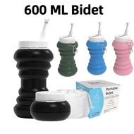 [Ready Stock]New Portable Bidet Spray, 600ml Large Capacity Foldable Travel Bidet, Travel-Collapsibl