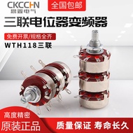 Wth118 Ba Chiết Áp Wth-3l Điện Trở 4.7k 10k 100k 220k 470k 680k 1m Tổng Hợp Phim Carbon Chiết Áp