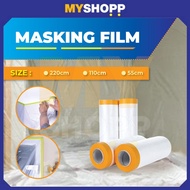 Handy Film for Painting and Spraying/ Body Masking/Protection Covering Protective Sheet [Ready Stock