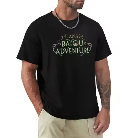 Tiana’s Bayou Adventure T-Shirt Large Size Breathable Tee