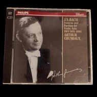 現貨Philips 巴赫 無伴奏 小提琴奏鳴曲 格魯米歐 2CD r版 806