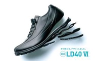 日本進口~休閒穿著.時尚設計~MIZUNO WAVE LD40 VI 超寬楦 健走鞋 上班鞋(B1GC220309)