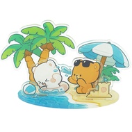 Milk Mocha Bear Acrylic Standee - Beach