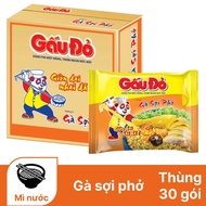 TH 30 GÓI MÌ GẤU ĐỎ GÀ SỢI PHỞ 62GR -10320