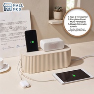 Dustproof Wire Management Box Charger Cable Organizer Box