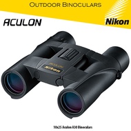 Nikon 10x25 Aculon A30 Binocular - Black