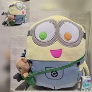 日版 Bob 揹斜揹袋袋住熊仔 Tim 大公仔 大毛公仔 Illumination Minions 迷你兵團 Despicable Me 壞蛋獎門人 神偷奶爸 Minion Bob Teddy Bea