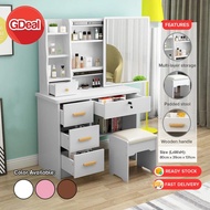 GDeal Dressing Table Small Simple Modern Makeup Table Economical Multi Spaces Dressing Table