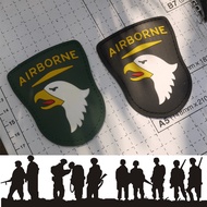 WWII US ARMY 101ST AIRBORNE DIVISION PARATROOPER SHOULDER PATCH Screaming Eagles Applique Tongue Rep