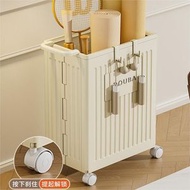 瑜伽墊收納筐 健身器材 置物架 運動工具收納箱 -奶油黃