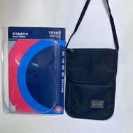 YESON永生牌581 隨身護照包 薄形小斜背包 證件.手機.機票.各式卡片收納 貼身安全 台灣製造(黑色)$580