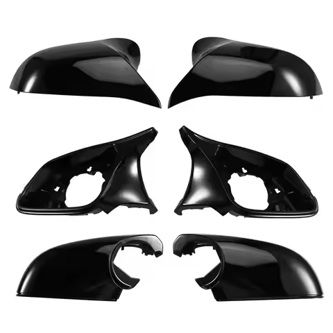 AB16-Rearview Mirror Cover Caps In Black For BMW Models F20 F21 F22 F23 F30 F35 F34 F32 F33 F36 E84 