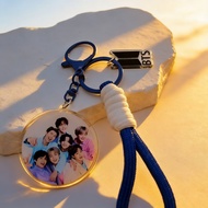 KPOP BTS Keychain Acrylic Pendant Keychains Keyring Jewelry Bag Accessories Car Key Pendants