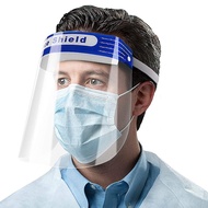 PVC Face Shield Protective Mask Anti-fog Sneeze Headgear Masks For Kitchen Splash Oil Biking Rainproof Foldable Protective Face