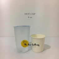 PAPER CUP HOT 4 oz 100ml plain HOT PAPER cup syringe sample mini cup .per2000