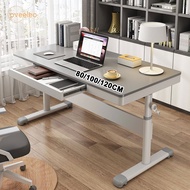 Height Adjustable Table With Drawer 80cm Handle Adjustable Desk Study Table