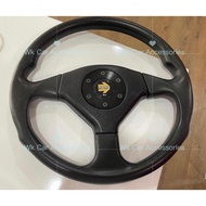 Steering Momo Evo 3 Steering Wheel 14 PU Universal Car Steering Wheel Wira Satria Waja Saga Iswara G