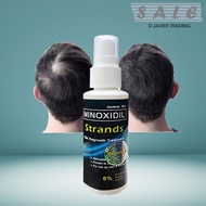 MINOXIDIL HAIR GROWER Original Minoxidil Strands 6% hair grower beard, grower anti hair loss