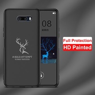 For LG V50S ThinQ Case v50s HD Painted Elk Silicone Bumper Soft Phone Cases For LG G8x Back Cover G8
