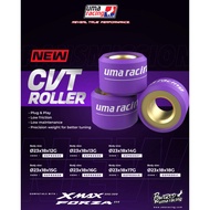 UMA RACING UR RACING CVT ROLLER [ 6PCS SET ] * 11G TO 19G * XMAX250 XMAX300 XMAX FORZA250 FORZA300 [