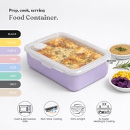 [LIMITED OFFER] SWANZ Revo Container 800 -1400ml, Ceramic Coating, Lunch Box, Oven, Microwaveable No