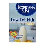 Tropicana Slim 180gr Low Fat Milk Vanilla Milk Tropicana Slim Vanilla Low Fat Milk TS 180 grams