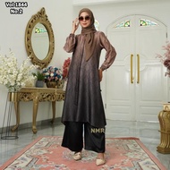 New Brand NMR Setelan Kulot Tunik Armany Silk Vol 1844-2 Terima Kasih