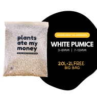 PAMM | White Pumice 22L Bag-  White Lava, Soil Enhancer, Potting Mix Aeration and Drainage [Local Seller]