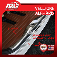 Toyota Alphard / Vellfire Estima AH10 AH20 ACR50 Rear Bumper Protector Out Decoration Car Auto Accce