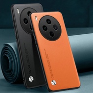 For Vivo Y500 / Y500 Pro Shockproof Luxury Matte PU Leather Cover Business Case