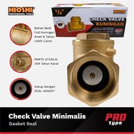 HOSHI 0.5" BRASS CHECK VALVE 1/ CHECK VALVE