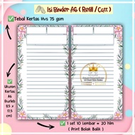 Refill binder | A6 Binder Paper